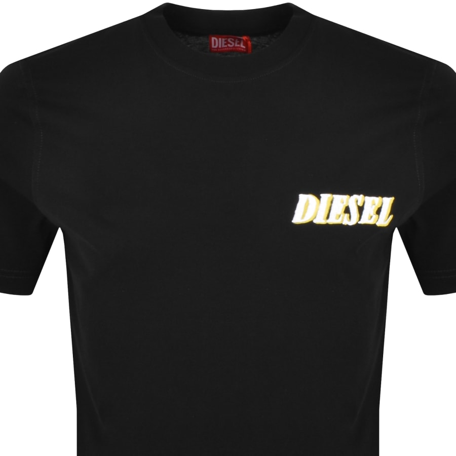 送料込★DIESEL★T Adjust K12 半袖Tシャツ DIESEL T-Shirt `T-Adjust-K12` in Black for Men | Lyst